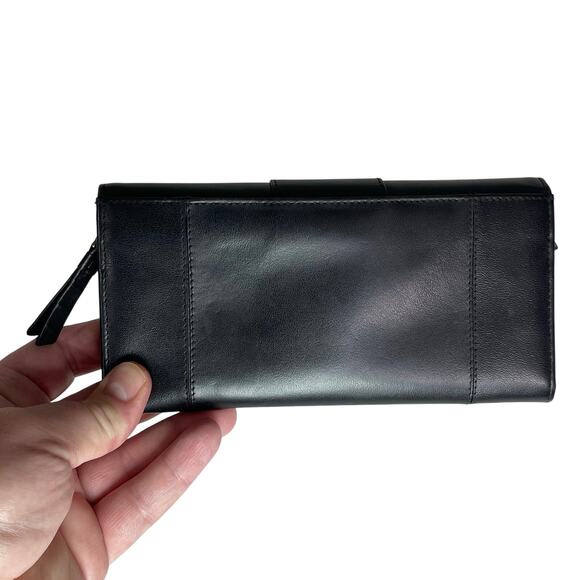 RADLEY London Women’s Black Leather Satchel Crossbody Bag Wallet Set - Picture 10 of 16